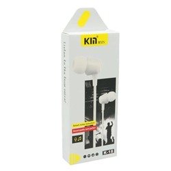 Наушники с микрофоном KIN K18 (белый)
