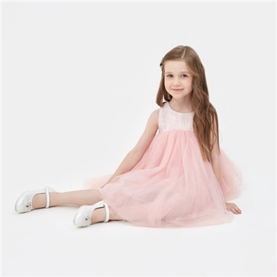 Платье для девочки MINAKU: PartyDress цвет розовый, рост 104