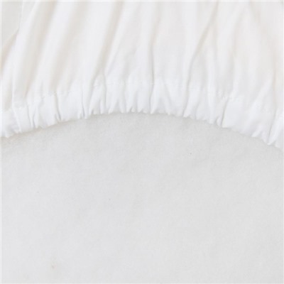 Комплект в кроватку (4 предмета) "Шоколадный мишка", цвет белый
