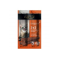 Эдель Кэт колбаски-мини Телятина + ливер, 4шт. 1001871АГ