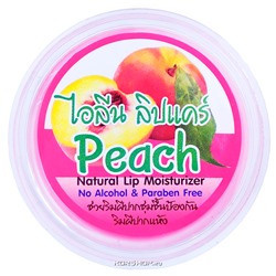 Увлажняющий бальзам для губ с ароматом персика Ilene, Таиланд, 10 г