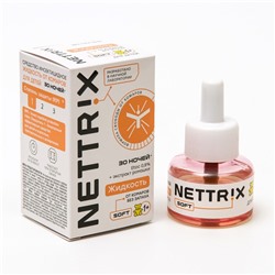 Дополнительный флакон-жидкость "Nettrix" Soft, детский, 30 ночей