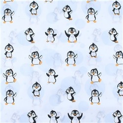 Бязь плательная 150 см 447 Веселый пингвин