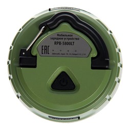 Внешний аккумулятор RITMIX RPB-5800LT green+black