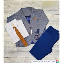 Костюм детский: пиджак, рубашка, галстук и брюки арт. 885832