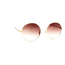 Солнцезащитные очки 812 золото коричневый градиент
