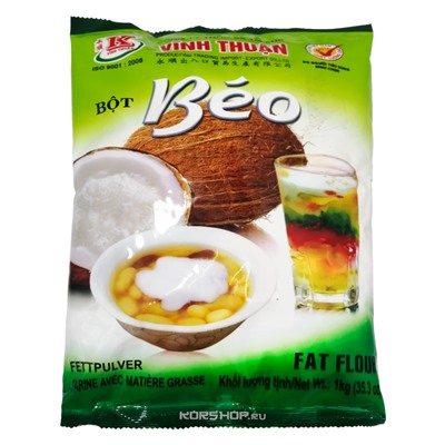 Крахмал из тапиоки с ароматом кокоса Bot Beo, Вьетнам, 1 кг