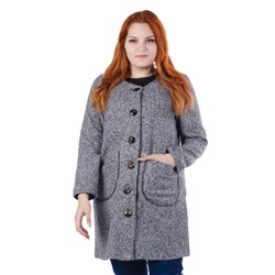 Пальто женское с карманами 4128