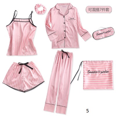 Пижама женская комплект из 7 частей РС815