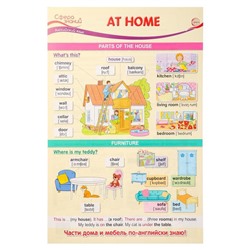 Плакат "AT HOME" А3