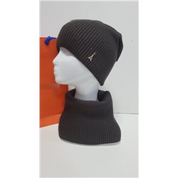 Комплект женский вязаный: шапка и снуд (free size) арт. 776041