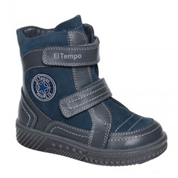 Ботинки El Tempo дерби для мальчика 30666-13 серый