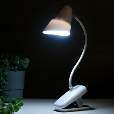 Настольная лампа 16815/1 LED 5Вт USB белый 12х6х42 см