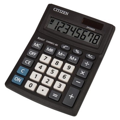 Калькулятор настольный 8-разрядный CMB801BK, 102 х 137 х 31 мм
