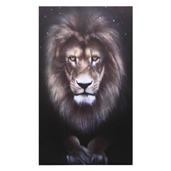 Картина на холсте "Царь зверей" 60х100 см