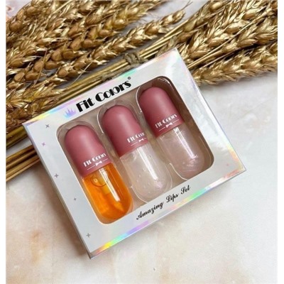 FIT COLORS amazing lips set набор блесков для губ