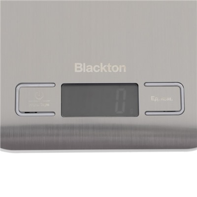 Весы кухонные Blackton Bt KS1009, электронные, до 5 кг, серебристые