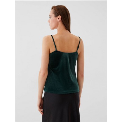блузка (топ) женская темно-зеленый