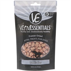 Vital Essentials, Высушенное сублимацией лакомство для собак, крольчатина 2,0 унц. (56,7 г)