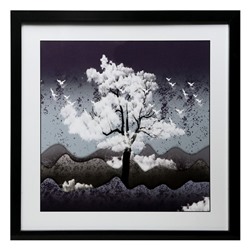 Картина "Одинокое дерево" 50х50(54х54)см