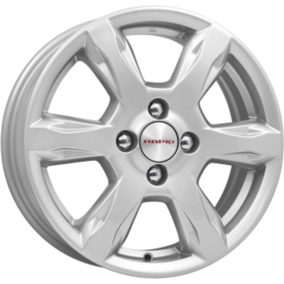 Диск литой K&K Almera-G11 (КС693) 6x15 4x100 ET50 d60.1 сильвер Арт.64983