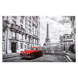 Картина на подрамнике "Поездка по Парижу" 70*110