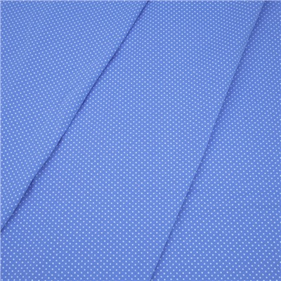 Ткань на отрез кулирка 1022-V3 Пшено на голубом