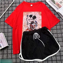 Комплект женский: футболка и шорты арт. 880708