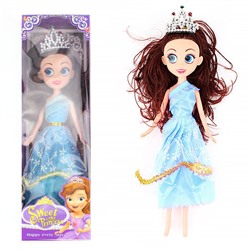 Кукла детская принцесса с короной