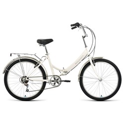 Велосипед 24" Forward Valencia 2.0, 2022, цвет белый/красный, размер 16"