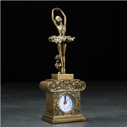 Часы настольные "Каминные. Балерина", 11 х 18.5 х 31 см, золото