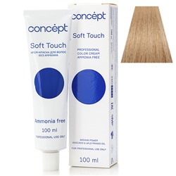 Крем-краска для волос без аммиака 10.37 ультра светлый блондин золотисто-коричневый Soft Touch Concept 100 мл