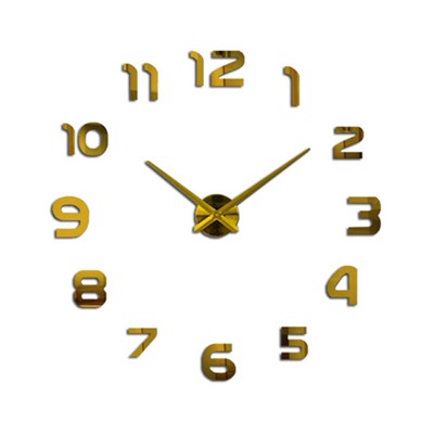 Наклейка - настенные часы для интерьера GZ211