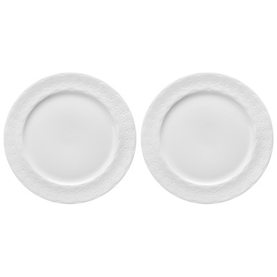 Набор тарелок обеденных 2 пр. 26*26*2 см "Кружево"