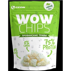 Чипсы протеиновые безуглеводные Geon wow protein chips 30 гр. прованские травы
