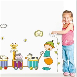 Наклейка для интерьера детская ABC1034 - 60x90 см