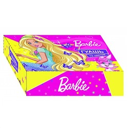 Центрум 90164 Barbie Гуашь 12цв.х20мл, цвета: синий, зеленый, оранжевый, коричневый, желтый, красный, черный, зеленый, голубой, розовый, белый, фиолет