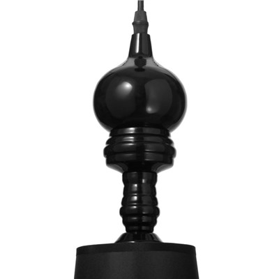 Светильник "Жардин" Е27 черный 15х15х47-147 см