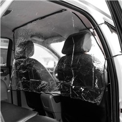 Экран защитный для такси "Антивандальный", 145 х 85 см, ПВХ пленка