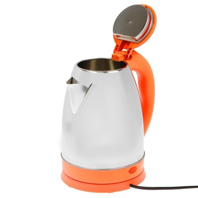 Чайник электрический Irit IR-1347, металл, 1.8 л, 1500 Вт, оранжевый