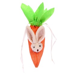 Конфетница "Морковка с зайкой" цвет МИКС