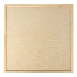 Планшет деревянный, с врезанной фанерой, 50 х 50 х 3,5 см, глубина 0.5 см, сосна