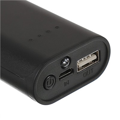 Внешний аккумулятор Qumo PowerAid 5200, литий-ионный, 5200 mAh, USB 1A, чёрный