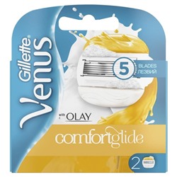 Сменные кассеты для бритья Gillette Venus & Olay ComfortGlide, 2 шт.