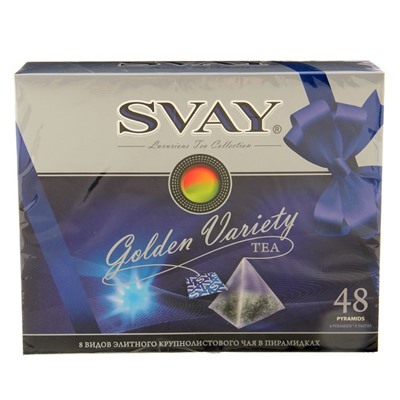 Svay Golden Variety Чай чёрный  48 пирамидок Ассорти