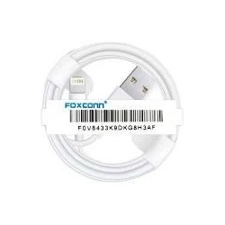 Кабель USB - Lightning Foxsonn (белый) без упак. 1м