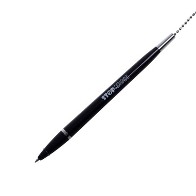Ручка шариковая с подставкой на липучке, 0.7мм «StopМикроб», чернила синие, антимикробный пластик