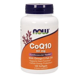 Коэнзим Q10 CoQ 10 60 mg Now 120 капс.