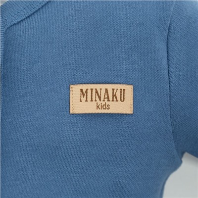 Комбинезон детский MINAKU, цвет синий, рост 62-68 см