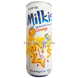 Напиток газированный Милкис Апельсин, Lotte 250 мл